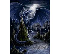 RAVENSBURGER - PUALLE 1500 pezzi - Le Dragon Bleu - adulti e bambini di 14 anni - puzzle di qualità superiore 80x60cm -12000731