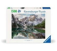 Puzzle ravensburger lago di braies 1500 pezzi - puzzle per adulti