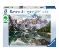 Ravensburger - Puzzle 1500 Pezzi Lago Di Braies | Puzzle Per Adulti E Tutta La Famiglie | Dimensione Di 80x60 Cm | Regalo Adulti | Regali Natale