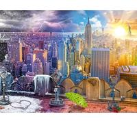 Ravensburger - Puzzle New York estate e inverno - 1500 Pezzi
