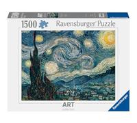 Ravensburger - Puzzle 1500 Pezzi Van Gogh Notte Stellata, Adulti 80x60cm | Puzzle Van Gogh Notte Stellata da 1500 pezzi, 80x60 cm, per adulti 14+, Art Collection, ideale come idea regalo artistica.