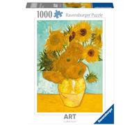 PUZZLE VAN GOGH: VASO DI GIRASOLI, ART COLLECTION, 1500 PEZZI, PUZZLE ADULTI - RAVENSBURGER