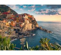 Puzzle ravensburger 1500 pezzi vista delle cinque terre - puzzle per adulti