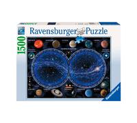 Ravensburger - Puzzle 1500 PZ, Planisfero Celeste