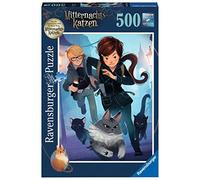 Ravensburger Puzzle 17146 - Alla ricerca della regina Quinn - Puzzle da 500 pezzi di gatti di mezzanotte per adulti e bambini dai 12 anni