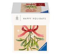 Ravensburger Puzzle 17358 - Happy Holidays - Meet me under the mistletoe - 99 pezzi Puzzle Momento Natale puzzle piccolo puzzle