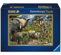Ravensburger - Puzzle 18000 Pezzi Animali | Puzzle Adulti | Puzzle da 18000 pezzi con una spettacolare scena di animali selvatici. Una sfida estrema per gli appassionati di puzzle.