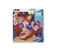 Ravensburger Puzzle 200 pezzi, Violetta - Puzzle Adulti +14 anni, 21 x 33 cm, Puzzle per Adulti Floreale, Collezione Fiori, Idee Regalo