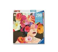 Ravensburger Puzzle 200 pezzi, Rosa - Puzzle Adulti +14 anni, 21 x 33 cm, Puzzle per Adulti Floreale, Collezione Fiori, Idee Regalo