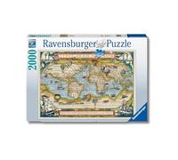 Ravensburger - Puzzle 2000 Pezzi Around The World | Puzzle 2000 Pezzi | Rompicapo Adulti E Bambini Dai 14 Anni In Su | Regalo Per Bambini E Adulti | Misure 98x75cm | Tecnologia Soft-click