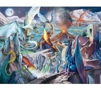Ravensburger - Puzzle 2000 Pezzi Draghi, Puzzle per Adulti | Puzzle 2000 pezzi Ravensburger con spettacolari draghi fantasy. Una sfida coinvolgente per adulti e appassionati di puzzle.