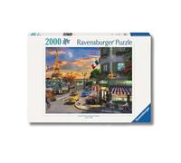 PUZZLE PAESAGGI RAVENSBURGER GRAFICA SERATA ROMANTICA A PARIGI 2000 PZ