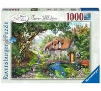 Ravensburger Puzzle 2D 1000 elementów: Droga wśród wzgórza kwiatów, Nowy design