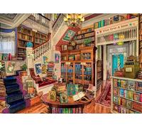 Ravensburger Puzzle 2D 1000 elementów: Fantastyczna księgarnia, Nowy design
