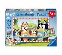 Ravensburger - Puzzle 2x12 Bluey - 1-39 Pezzi