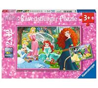 Ravensburger Italy 07620 - Disney Princess Puzzle da 2x12 Pezzi