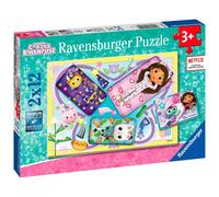 Ravensburger - Puzzle 2x12 La casa del gatto di Gabi - 40-99 Pezzi