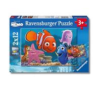 Ravensburger - Puzzle, Nemo, 2x12 Pezzi, Puzzle per Bambini, Età Consigliata 3+, 07556 0