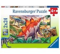 Puzzle Mondo dei Dinosauri 2x24 Pezzi