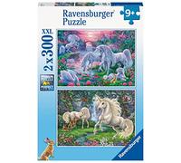 Ravensburger - Puzzle Unicorni, 2 Puzzle da 300 Pezzi, Idea Regalo per Bambini 9+ Anni, Gioco Educativo e Stimolante, 49x36 cm, Esclusiva Amazon