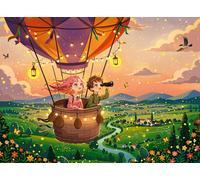 Ravensburger - Puzzle 300 Pezzi XXL: Giro in funivia al tramonto, Puzzle Bambini