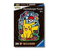Ravensburger Pokemon Pikachu Shaped 300 Piece Wooden Puzzles for Adults and Kids