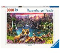 Ravensburger - Puzzle Tigri in paradiso - 3000 Pezzi