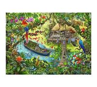 RAVENSBURGER - Puzzle 368 Pezzi - Escape Puzzle Kids - Un Safari Nella Giungla