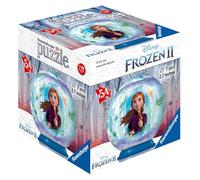 Ravensburger Puzzle 3D 11182 - Palla puzzle Disney Frozen 2 - Piccola palla puzzle con motivi dei personaggi popolari intorno ad Anna ed Elsa - per i fan dai 6 anni in su: vivi i puzzle della 3a