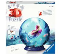 Ravensburger Puzzleball 3D Sirena 11250 – 72 pezzi, palla puzzle, dai 6 anni