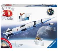 Ravensburger - Puzzle 3D, Apollo Saturn V Rocket, Razzo Spaziale, per Adulti e B