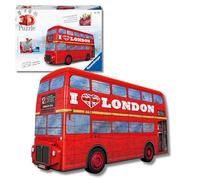 Ravensburger - Puzzle 3D Autobus londinese, Modellini auto da costruire 244 pezzi