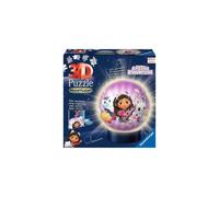 Ravensburger Puzzle 3D Ball 72 p illuminato - Gabby's Dollhouse - Nouvo