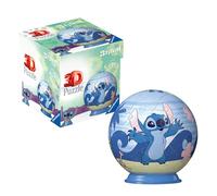 Ravensburger - Puzzle 3D Ball Disney Stitch, 54 Pezzi, Bambini 6+ Anni | Puzzle 3D Disney Stitch da 54 pezzi, gioco creativo e divertente per bambini dai 6 anni, ideale come idea regalo originale.