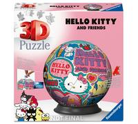 Ravensburger - Puzzle 3d Ball Hello Kitty Puzzle 3d Bambini A Partire Dagli 6