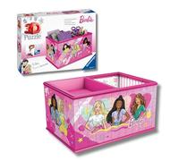 Ravensburger - 3D Puzzle Barbie Storage Box, 216 Pezzi, Include Accessori, 8+ Anni