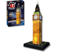 Ravensburger Puzzle 3D Big Ben Night Editione Con Led Pz 216 12588