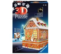 Ravensburger Puzzle 3D Casa Di Pan Di Zenzero Di Notte 216 Pezzi 3D