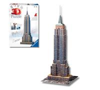 Ravensburger - Puzzle 3D Empire State | Puzzle 3D per Adulti E Bambini A Partire