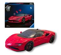 Ravensburger - Puzzle 3d Ferrari | Puzzle 3d Per Adulti E Bambini A Partire Dagli 8 Anni | Modellismo Da Costruire Adulti Di 108 Pezzi | Regalo Bambino 8 Anni E Più