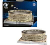 Ravensburger Puzzle 3d Iconics Colosseo LED Per Adulti e Bambini 216 Pezzi 8+