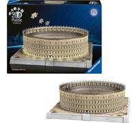Ravensburger - Puzzle 3d Iconics Colosseo LED | Puzzle 3d Per Adulti E Bambini A