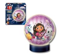 Ravensburger - Puzzle 3D Lampada Gabby's Dollhouse LED 72 pezzi, 6+ anni | Puzzle 3D Lampada da notte Gabby's Dollhouse LED da 72 pezzi per bambini dai 6 anni, modello da montare e idea regalo bimbi.