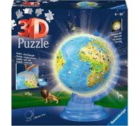 Ravensburger Puzzle 3D - Mappamondo per Bambini con Luce - 1 pz.