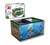 Ravensburger - 3d puzzle storage box minecraft, 216 pezzi, 8+ anni