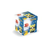 Ravensburger - 3d puzzle pokémon heal ball gialla-blu, 54 pezzi, 6+ anni