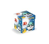 Ravensburger - Puzzle 3D Pokémon Net Ball Verde, 54 Pezzi, Bambini 6+ Anni | Puzzle 3D Pokémon Net Ball verde da 54 pezzi, gioco creativo e divertente per bambini dai 6 anni, ideale come idea regalo.