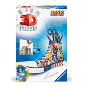 Ravensburger - Puzzle 3D, Portapenne Sneaker Sonic the Hedgehog , per Adulti e B