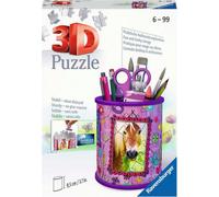 Ravensburger Puzzle - 3D Puzzle-Organizer - Utensilo Cavalli, 54 Pezzi - 1 pz.