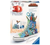 Ravensburger - Puzzle 3D Sneaker - My Hero Academia - Portapenne - A partire da 8 anni - 108 pezzi numerati da assemblare senza colla - Accessori inclusi - 11567